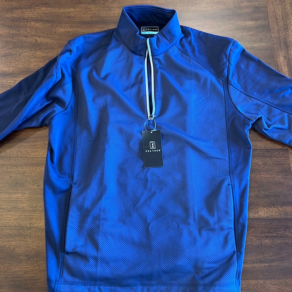 PGA Tour 1/4 Zip Large New with Tags